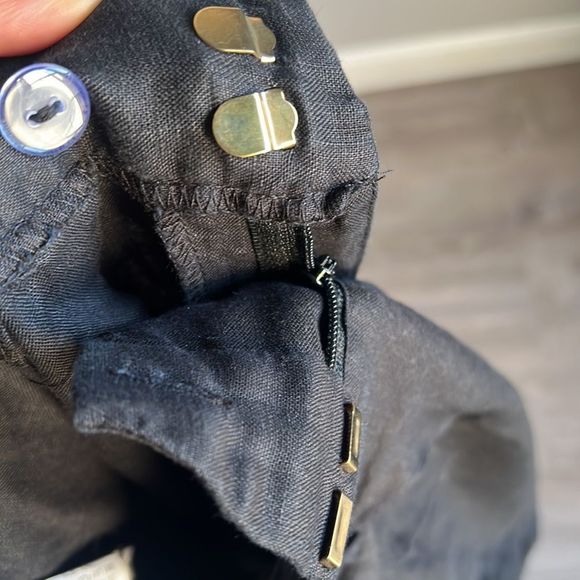 DISSH NORAH BLACK LINEN PANT - Picture 11 of 13